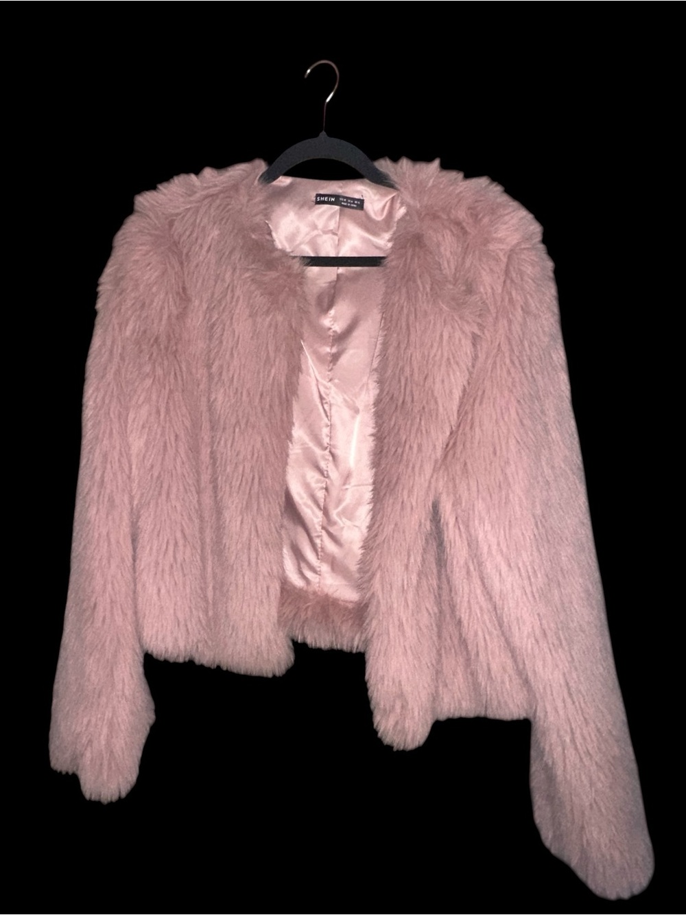 Faux Fur Blush Pink Jacket